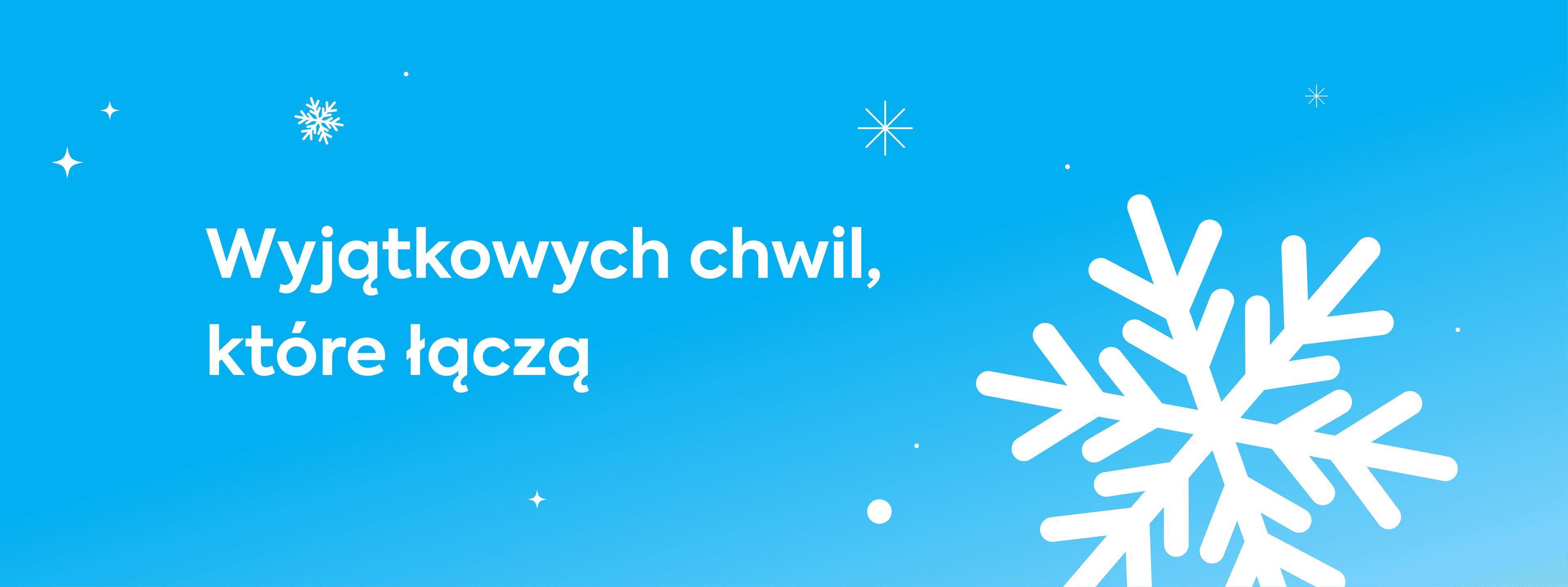 Baner z życzeniami świątecznymi od INEA: Wyjątkowych chwil, które łączą