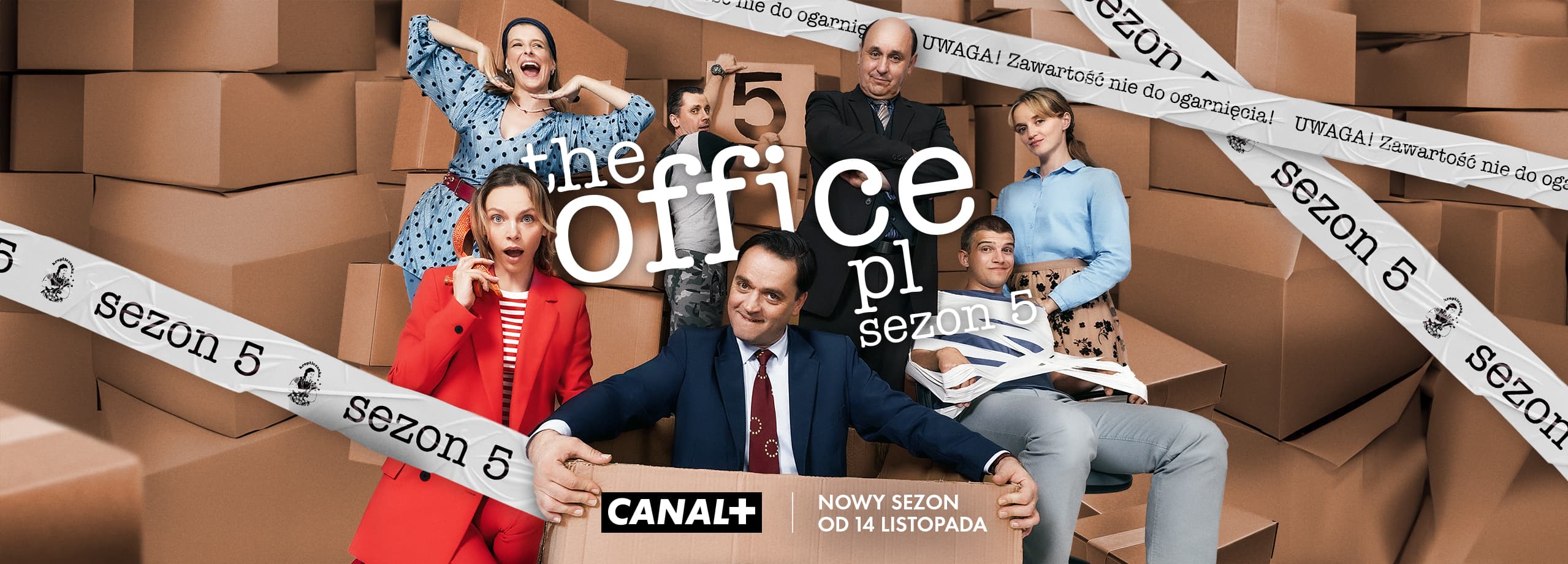 Baner z napisem the office pl nowy sezon od 14 listopada
